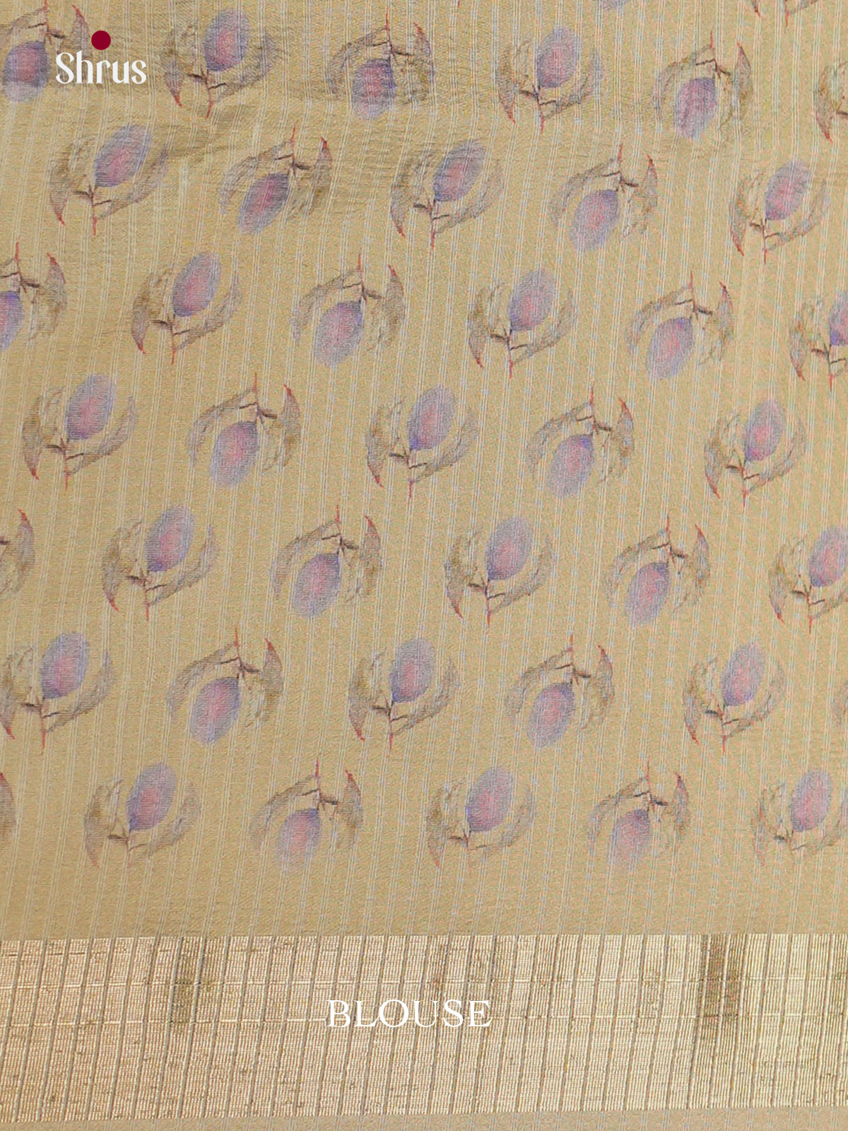 Grey  - Semi Rawsilk - Saree-EAS22045 - Shop on Shrus.com