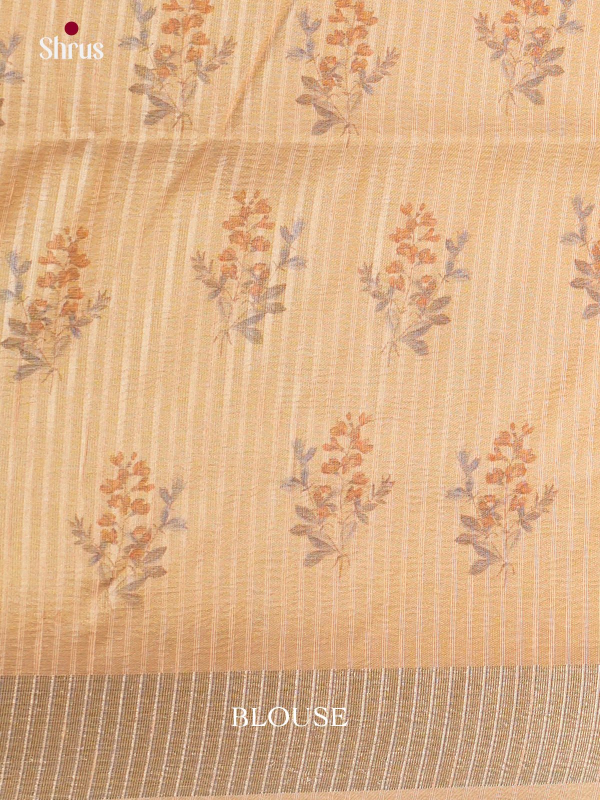 Peach - Semi Rawsilk - Saree - EAS22060 - Shop on Shrus.com