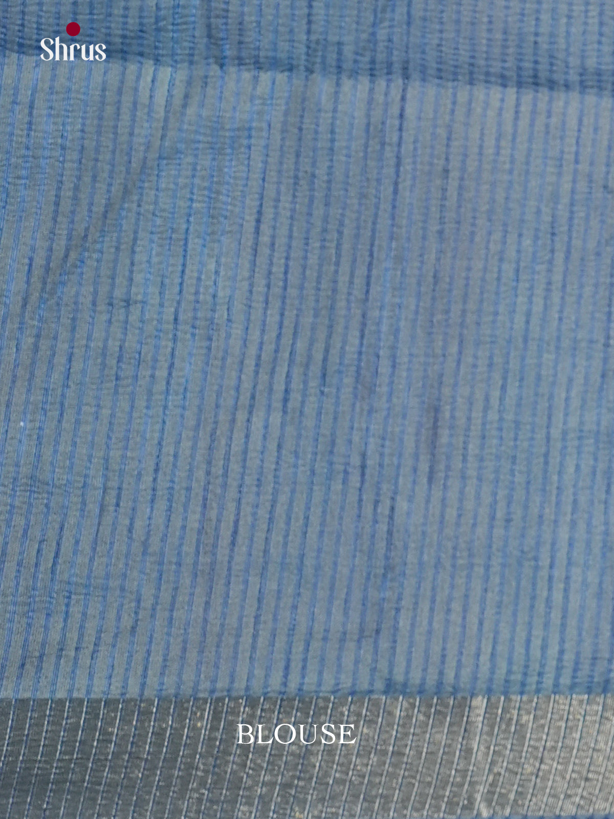 Blue - Semi Rawsilk - Saree - EAS22072 - Shop on Shrus.com