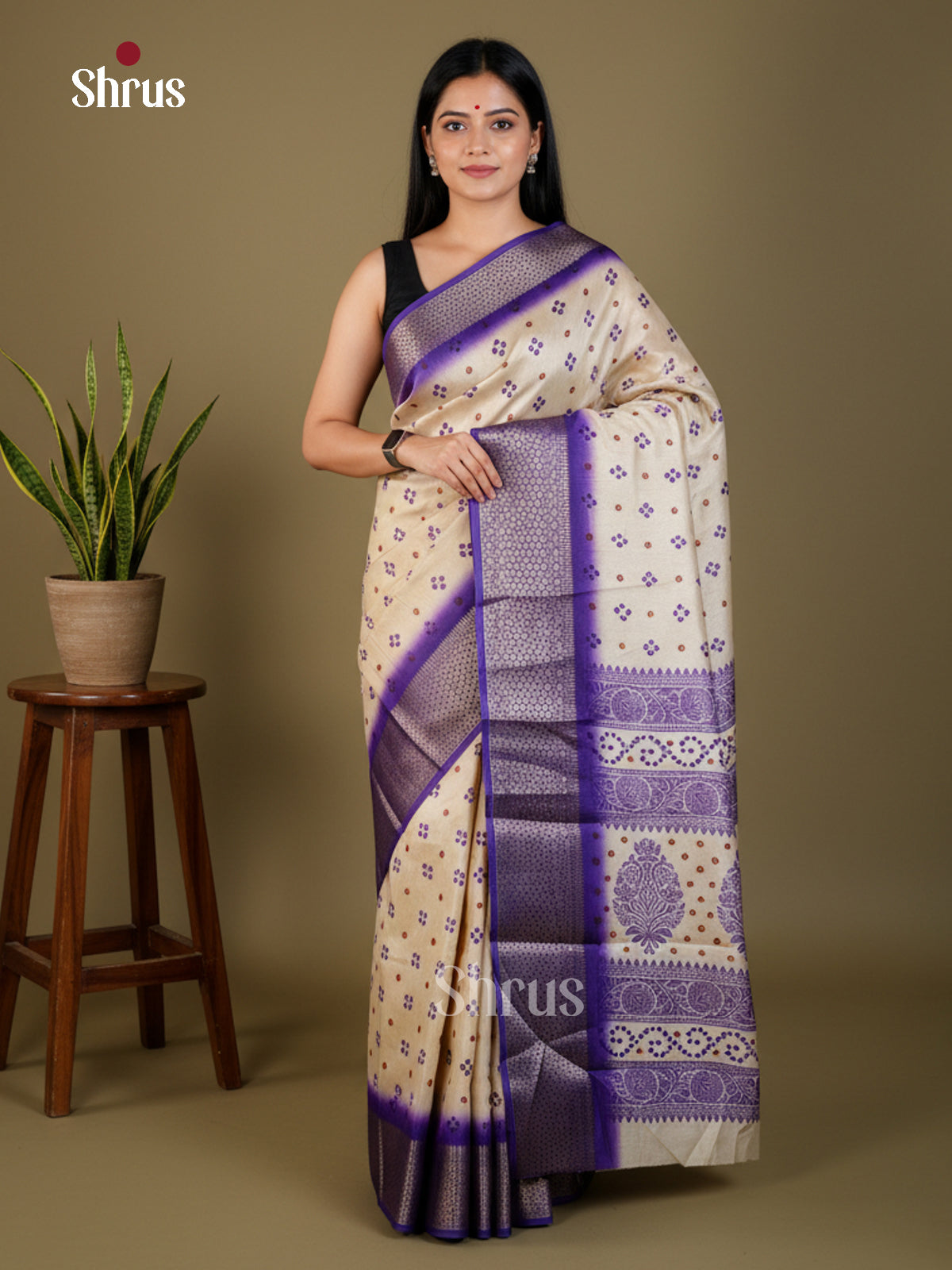 EAS22173 - Semi Crepe - Saree - Shop on Shrus.com