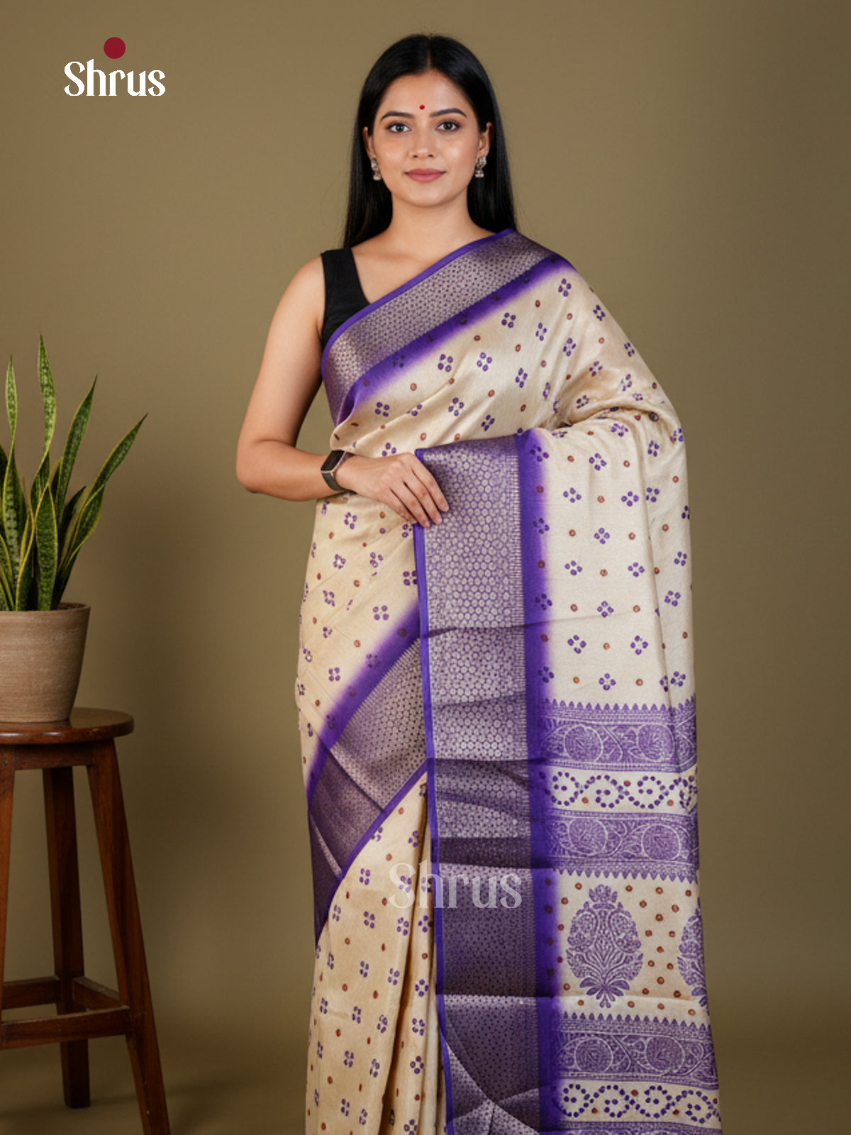 EAS22173 - Semi Crepe - Saree - Shop on Shrus.com