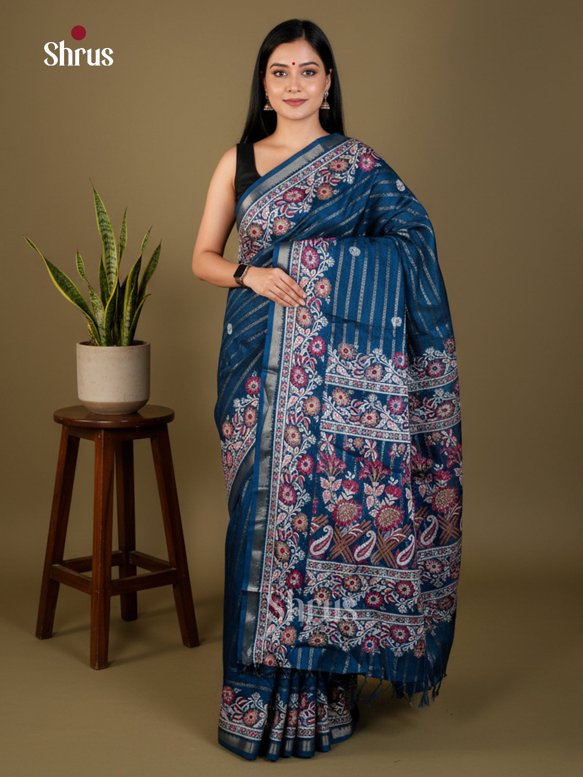 EAS22362 - Semi Crepe - Saree - Shop on Shrus.com