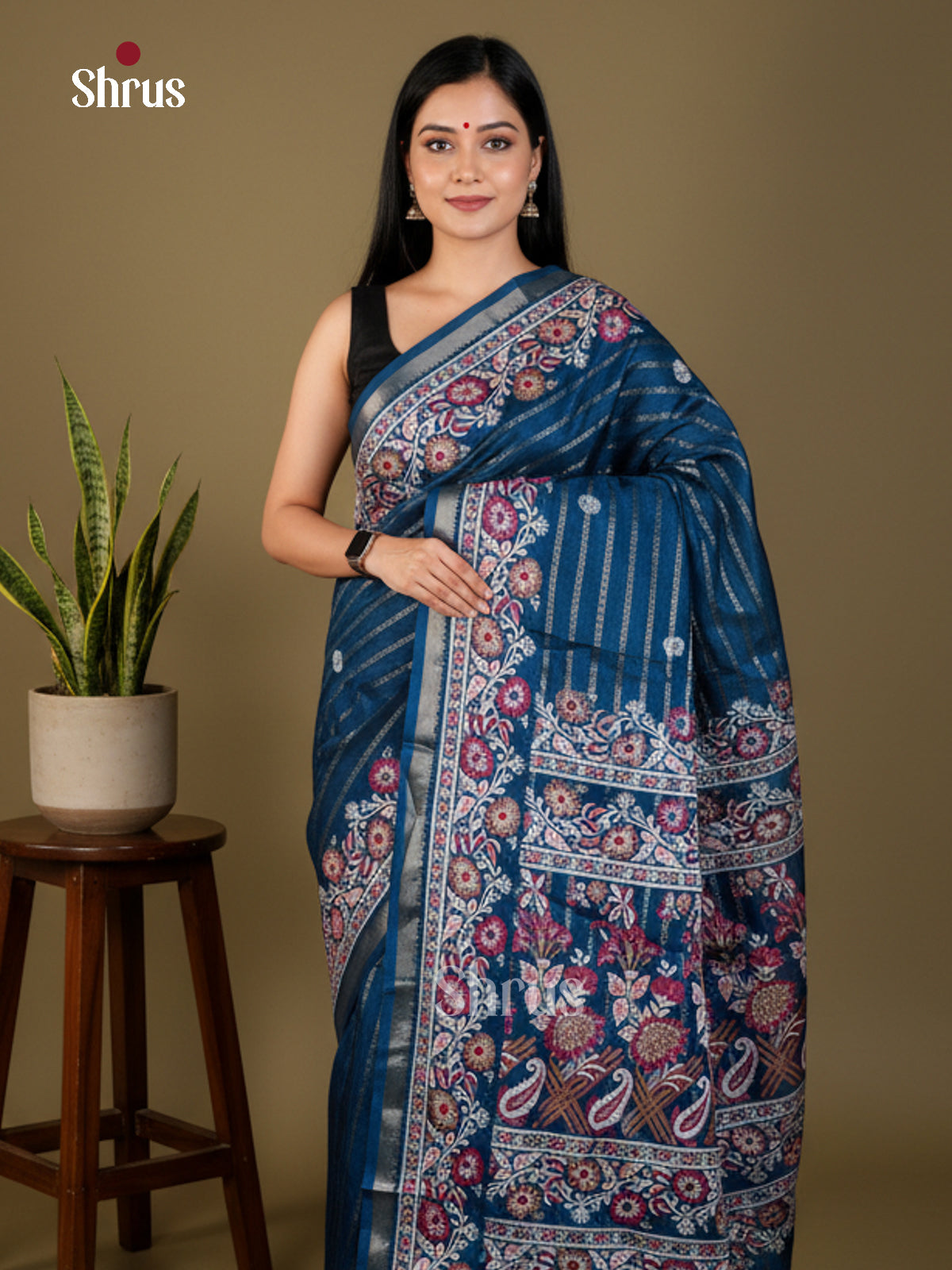 EAS22362 - Semi Crepe - Saree - Shop on Shrus.com