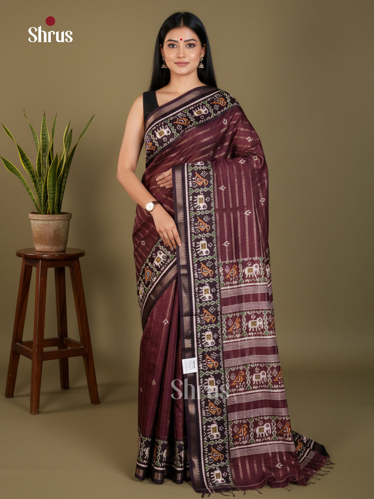 EAS22367 - Semi Crepe - Saree - Shop on Shrus.com