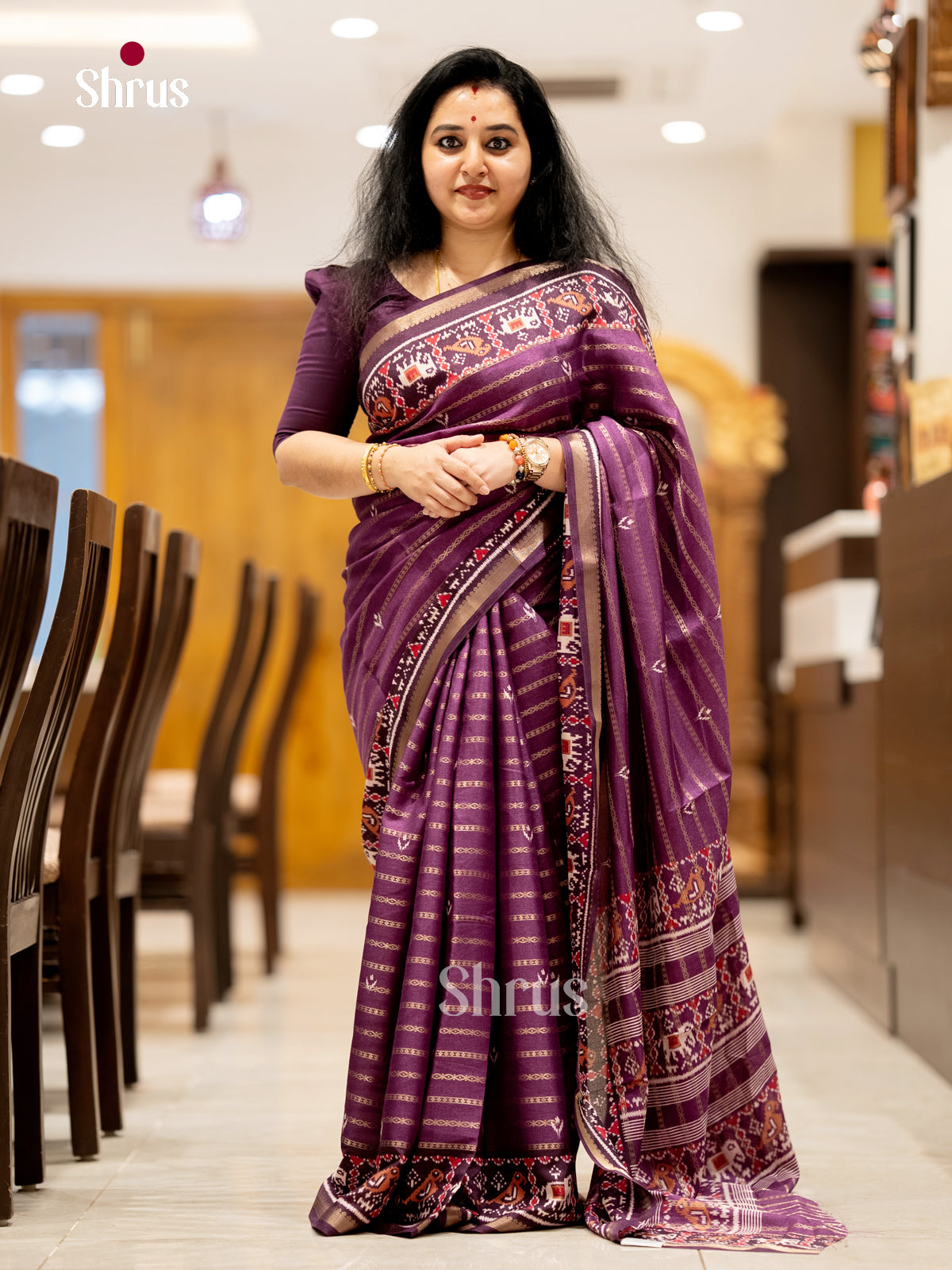 Semi Crepe - Saree- EAS22368 - Shop on Shrus.com