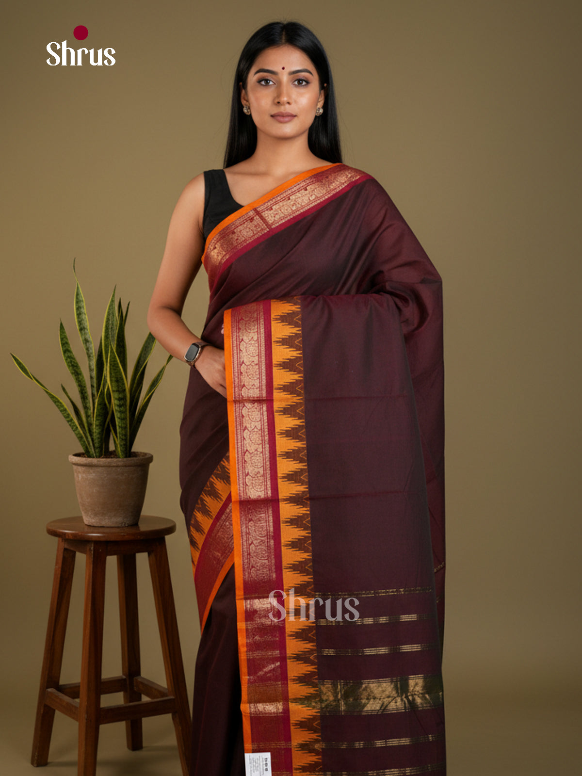 EAS23010 - Chettinad Cotton - Saree - Shop on Shrus.com