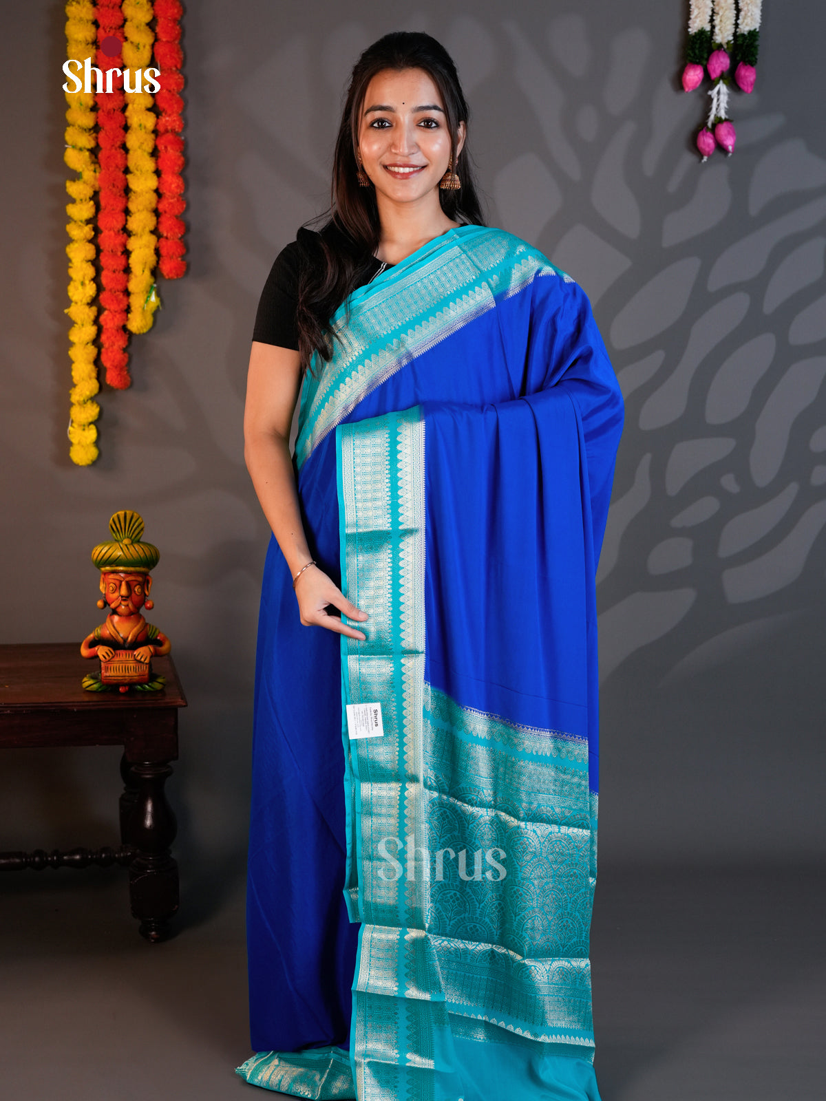 EAS23141 - Mysoresilk-halfpure - Saree - Shop on Shrus.com