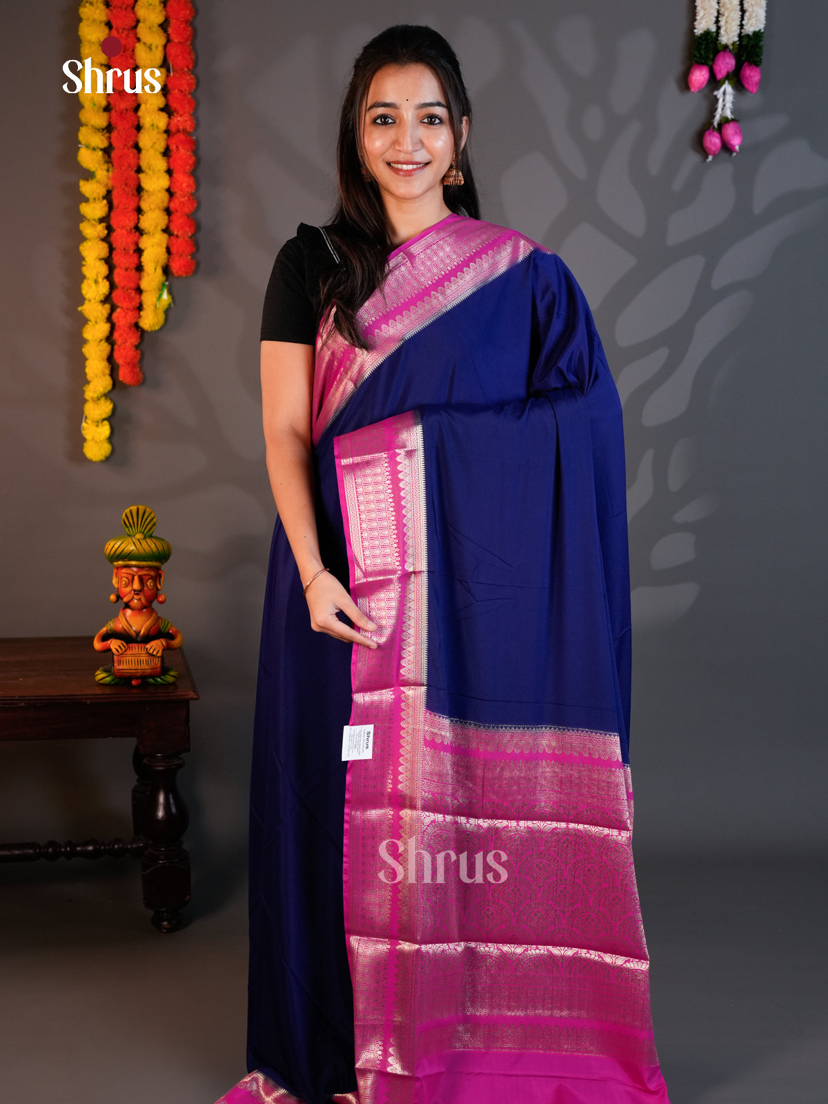 EAS23145 - Mysoresilk-halfpure - Saree - Shop on Shrus.com