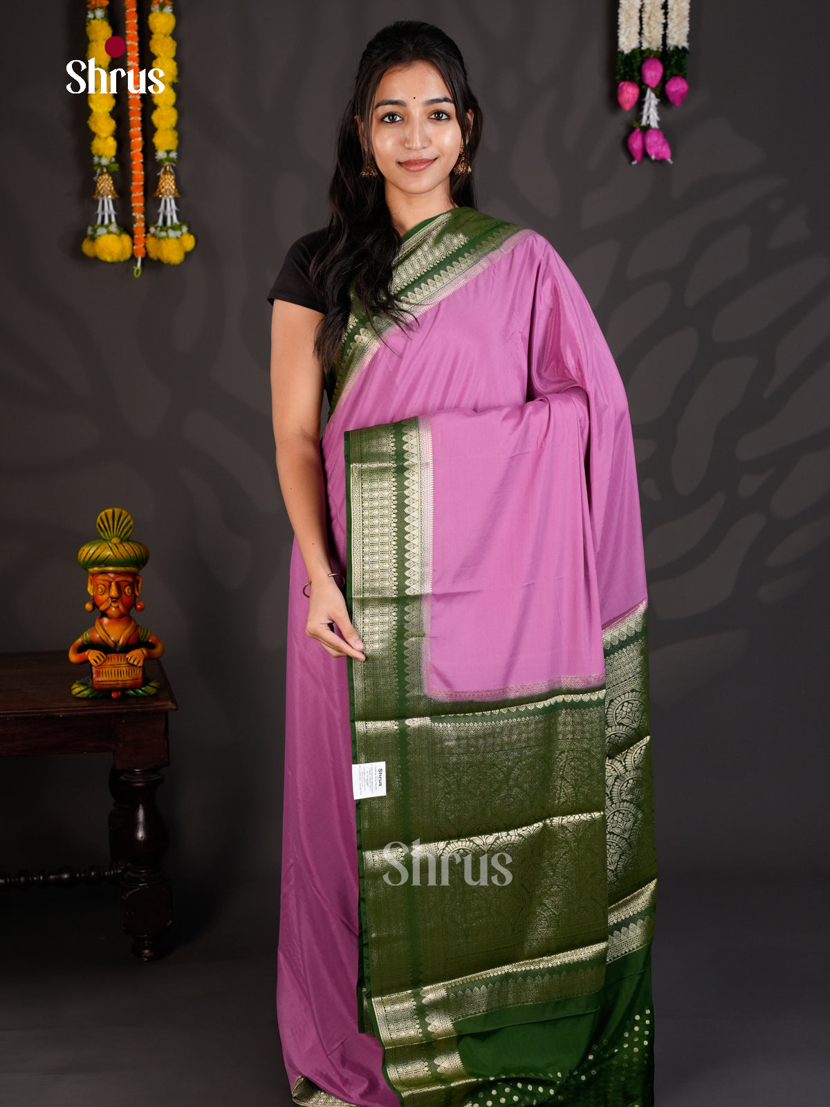 EAS23149 - Mysoresilk-halfpure - Saree - Shop on Shrus.com