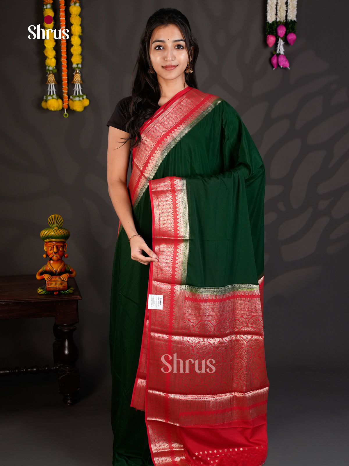 EAS23152 - Mysoresilk-halfpure - Saree - Shop on Shrus.com