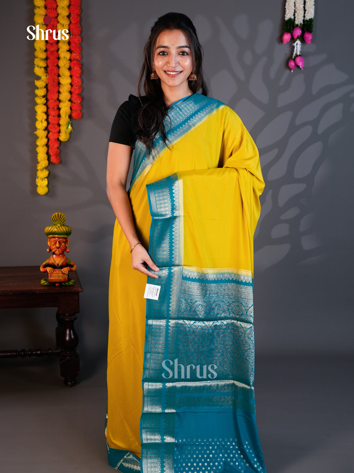 EAS23155 - Mysoresilk-halfpure - Saree - Shop on Shrus.com