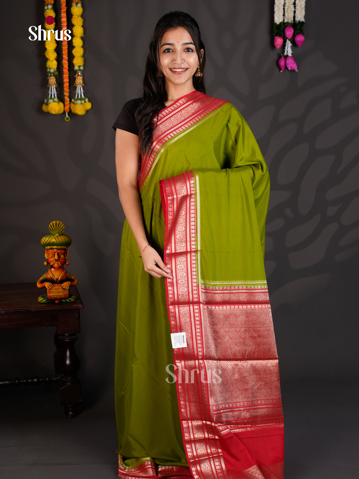 EAS23158 - Mysoresilk-halfpure - Saree - Shop on Shrus.com