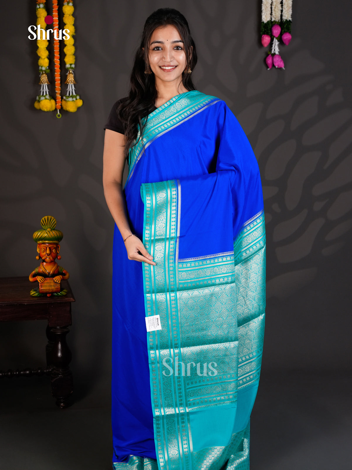 EAS23167 - Mysoresilk-halfpure - Saree - Shop on Shrus.com