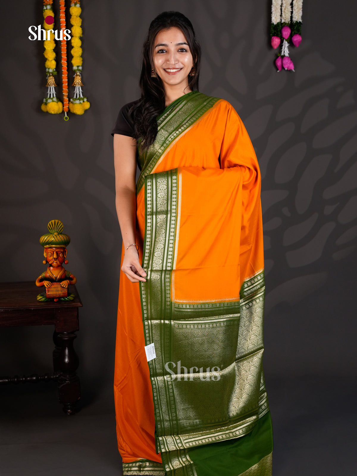 EAS23173 - Mysoresilk-halfpure - Saree - Shop on Shrus.com