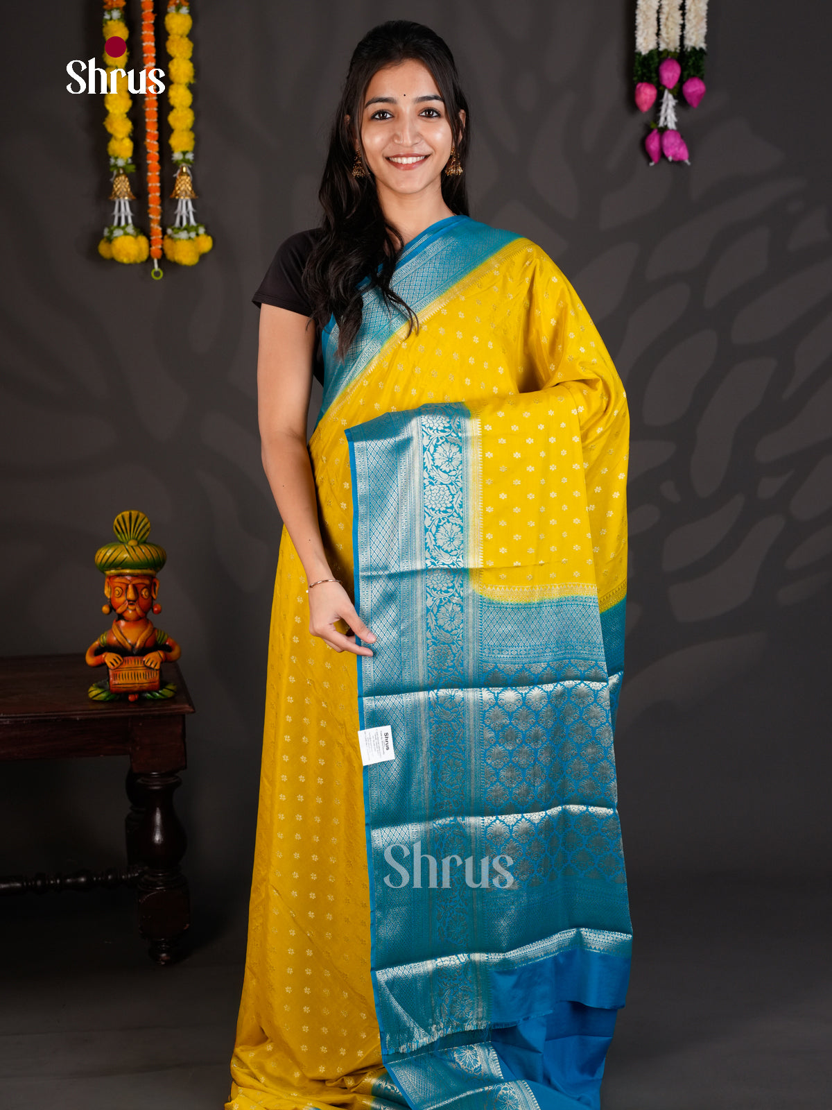 EAS23182 - Mysoresilk-halfpure - Saree - Shop on Shrus.com