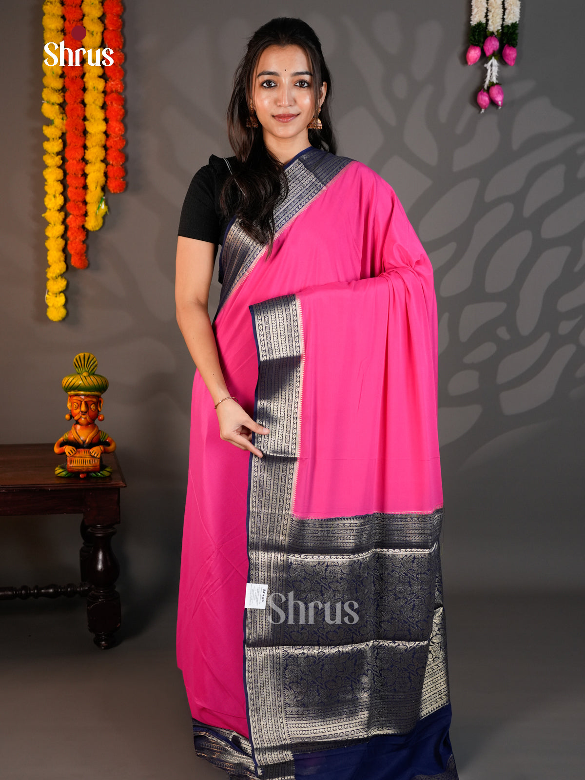 EAS23206 - Mysoresilk-halfpure - Saree - Shop on Shrus.com