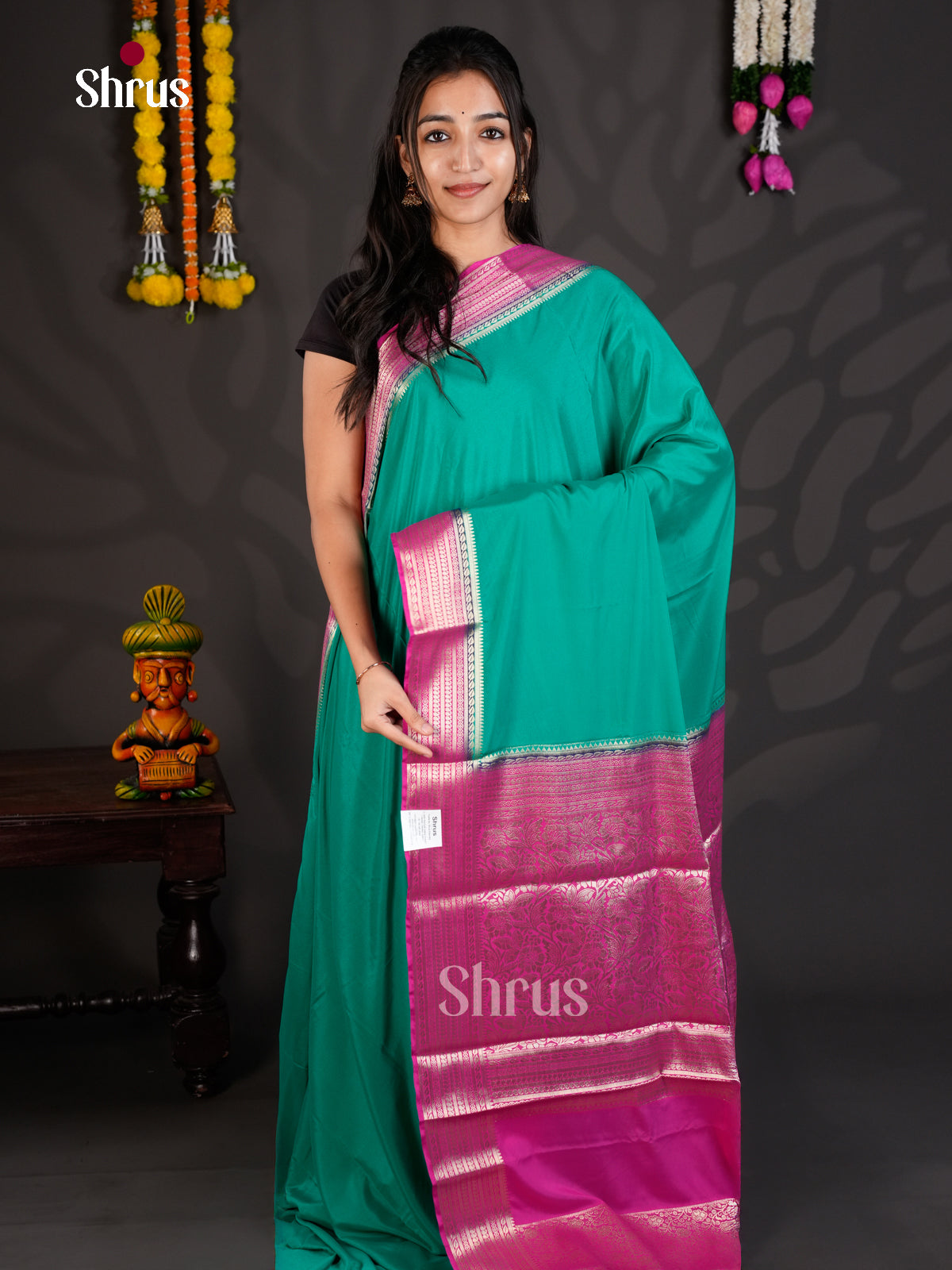 EAS23209 - Mysoresilk-halfpure - Saree - Shop on Shrus.com