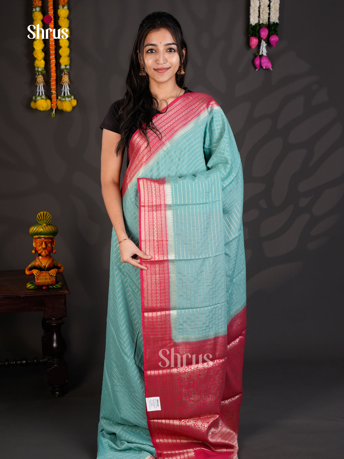 EAS23219 - Mysoresilk-halfpure - Saree - Shop on Shrus.com