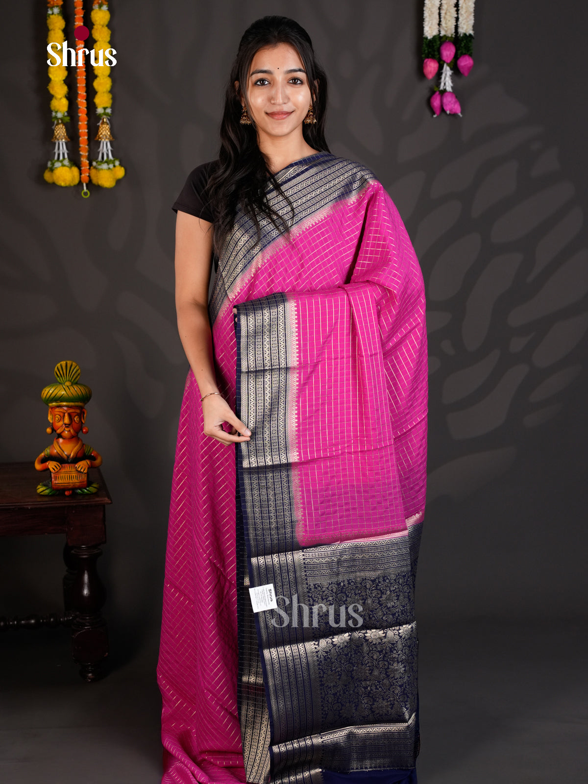 EAS23233 - Mysoresilk-halfpure - Saree - Shop on Shrus.com