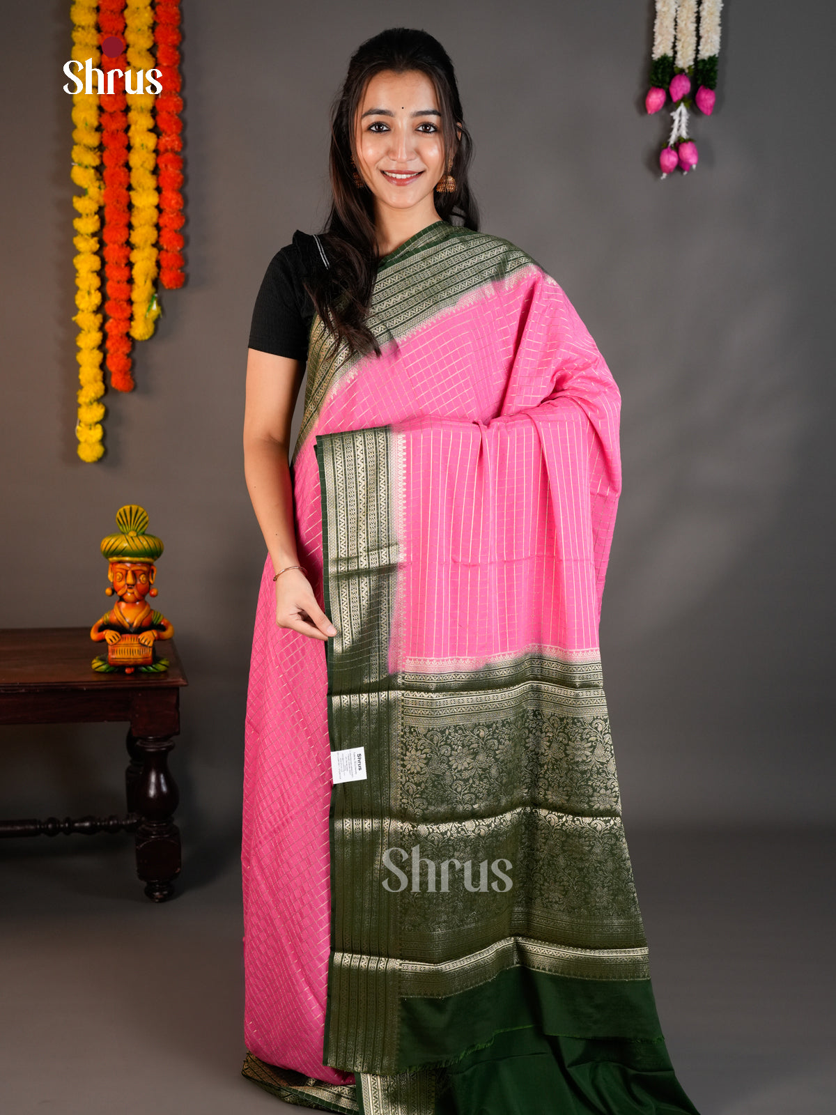EAS23235 - Mysoresilk-halfpure - Saree - Shop on Shrus.com