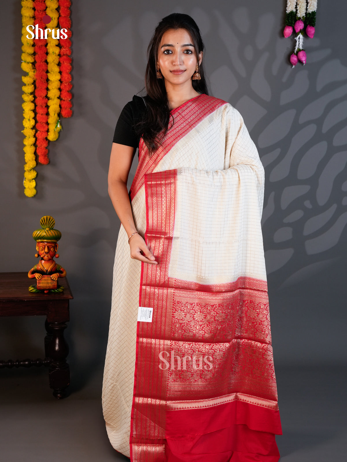 EAS23236 - Mysoresilk-halfpure - Saree - Shop on Shrus.com