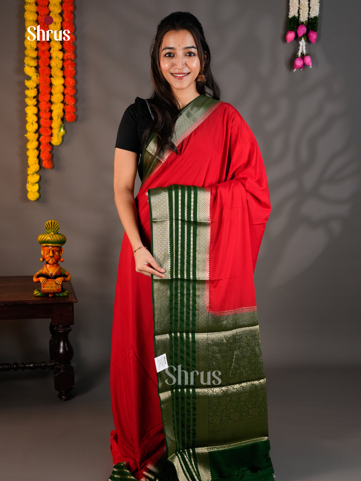 EAS23258 - Mysoresilk-halfpure - Saree - Shop on Shrus.com
