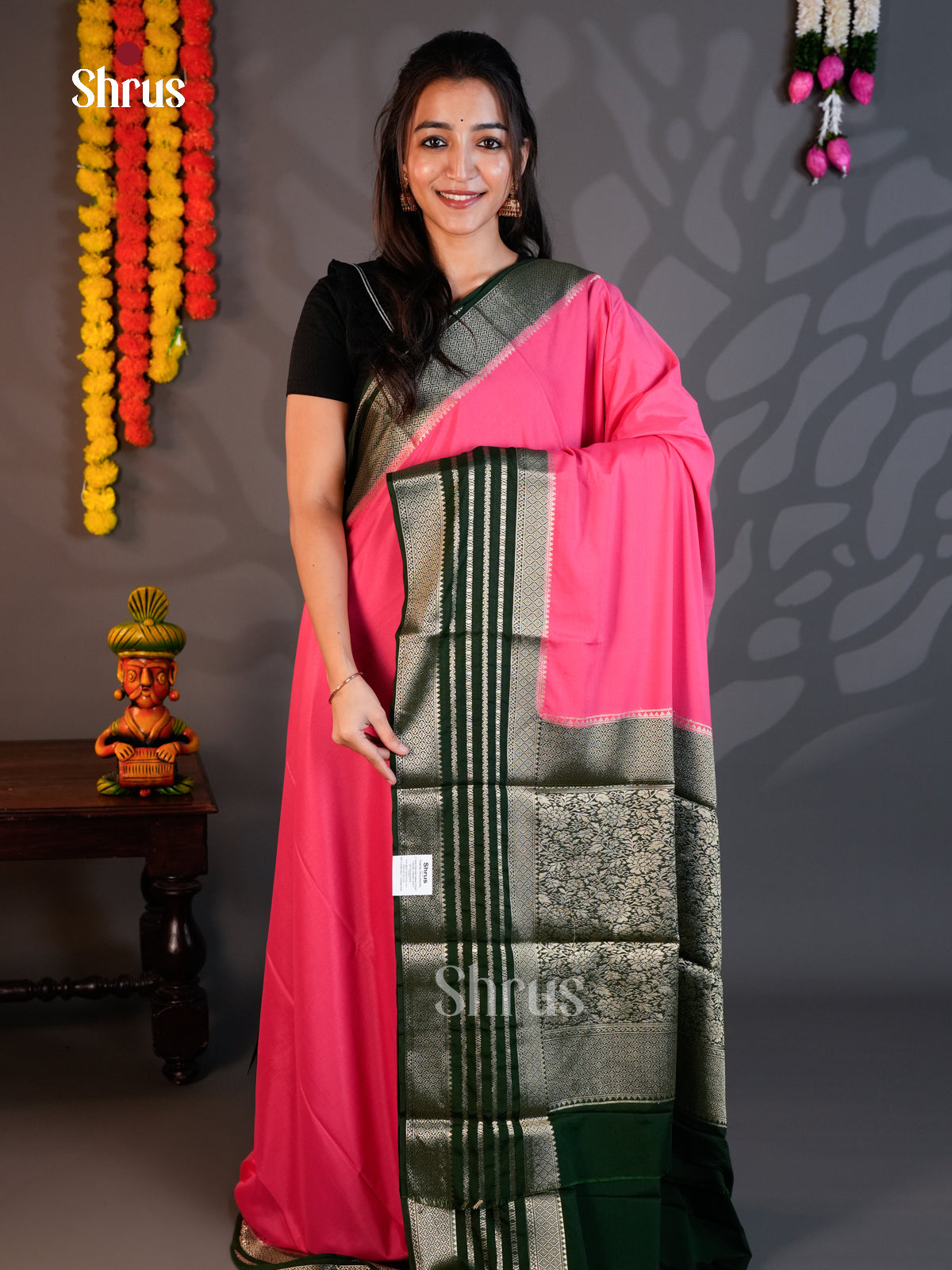 EAS23268 - Mysoresilk-halfpure - Saree - Shop on Shrus.com