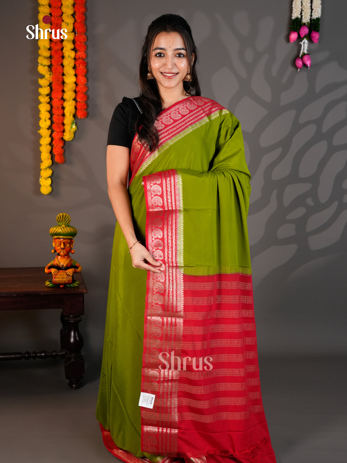 EAS23282 - Mysoresilk-halfpure - Saree - Shop on Shrus.com