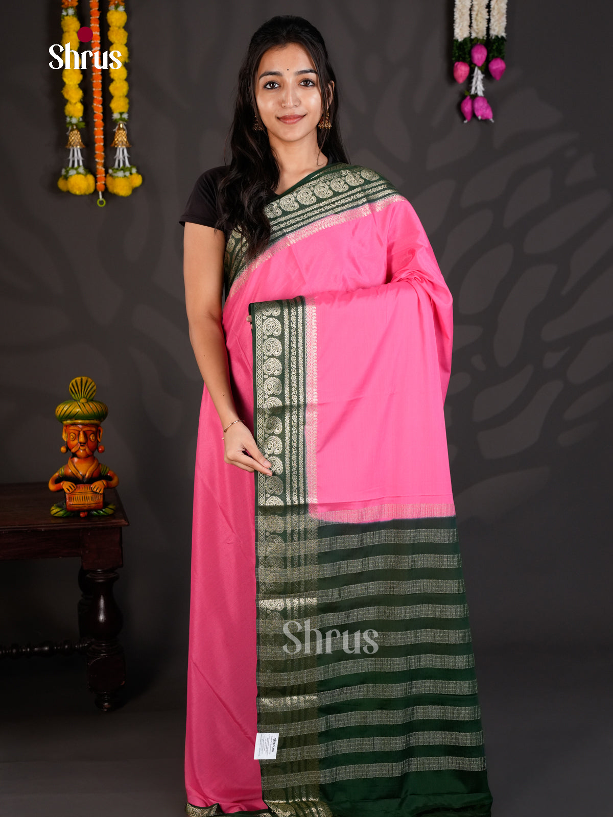 EAS23284 - Mysoresilk-halfpure - Saree - Shop on Shrus.com