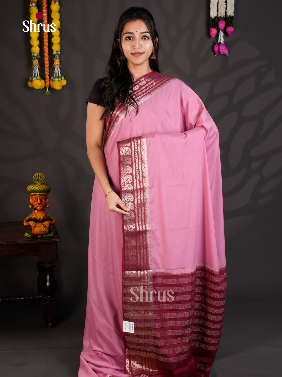 EAS23287 - Mysoresilk-halfpure - Saree - Shop on Shrus.com