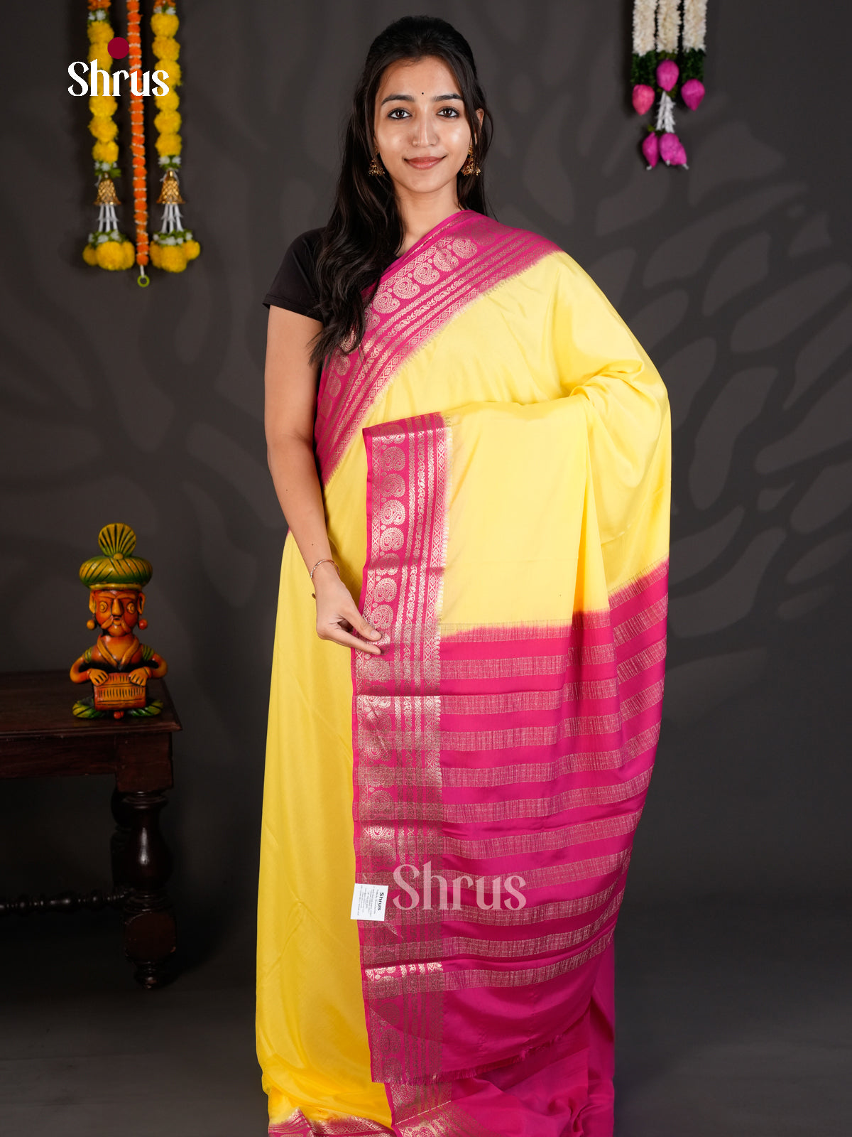 EAS23288 - Mysoresilk-halfpure - Saree - Shop on Shrus.com