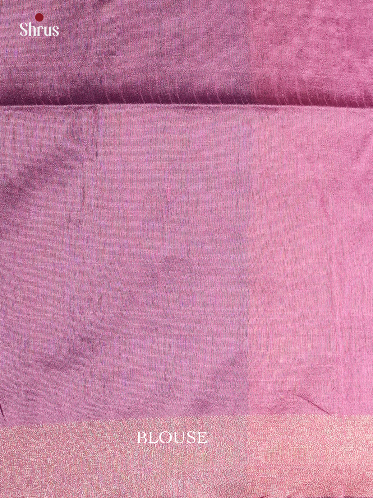 Blue & Lavender  - Semi Rawsilk - Saree -EAS24005 - Shop on Shrus.com