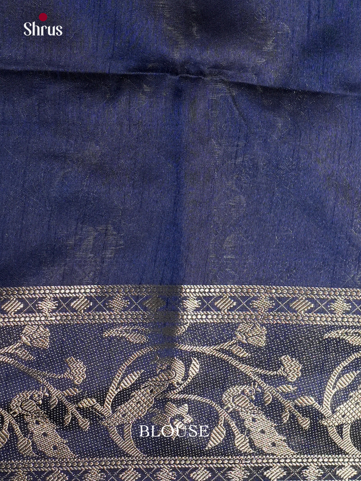 Green & Blue - Semi Rawsilk - Saree-EAS24043 - Shop on Shrus.com