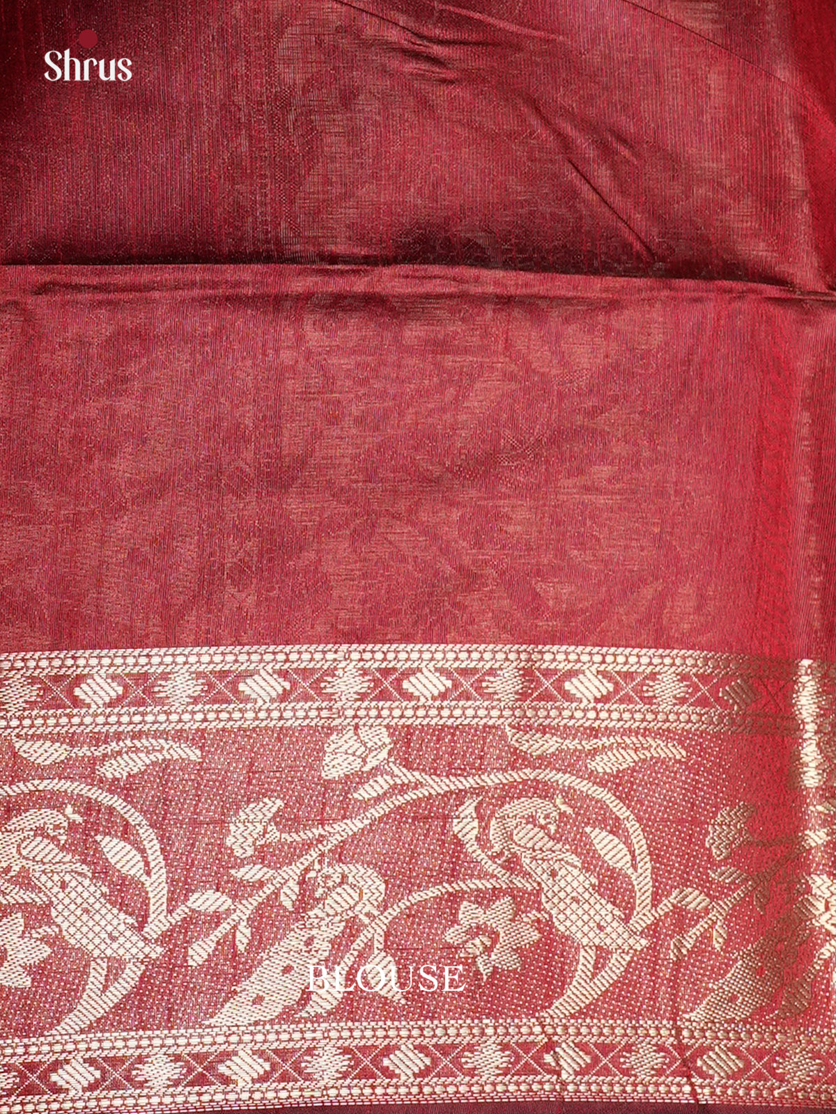 Black & Maroon -EAS24046 - Semi Rawsilk - Saree - Shop on Shrus.com