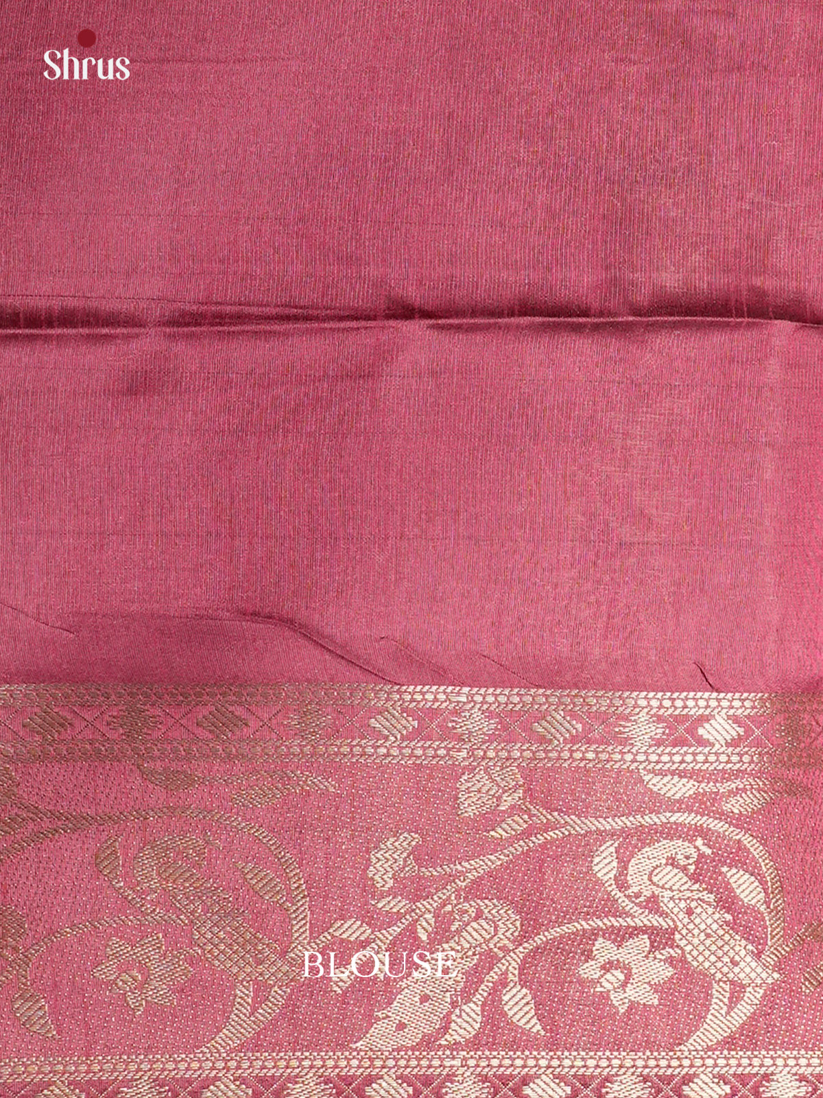 Blue & Maroon  - Semi Rawsilk - Saree-EAS24053 - Shop on Shrus.com