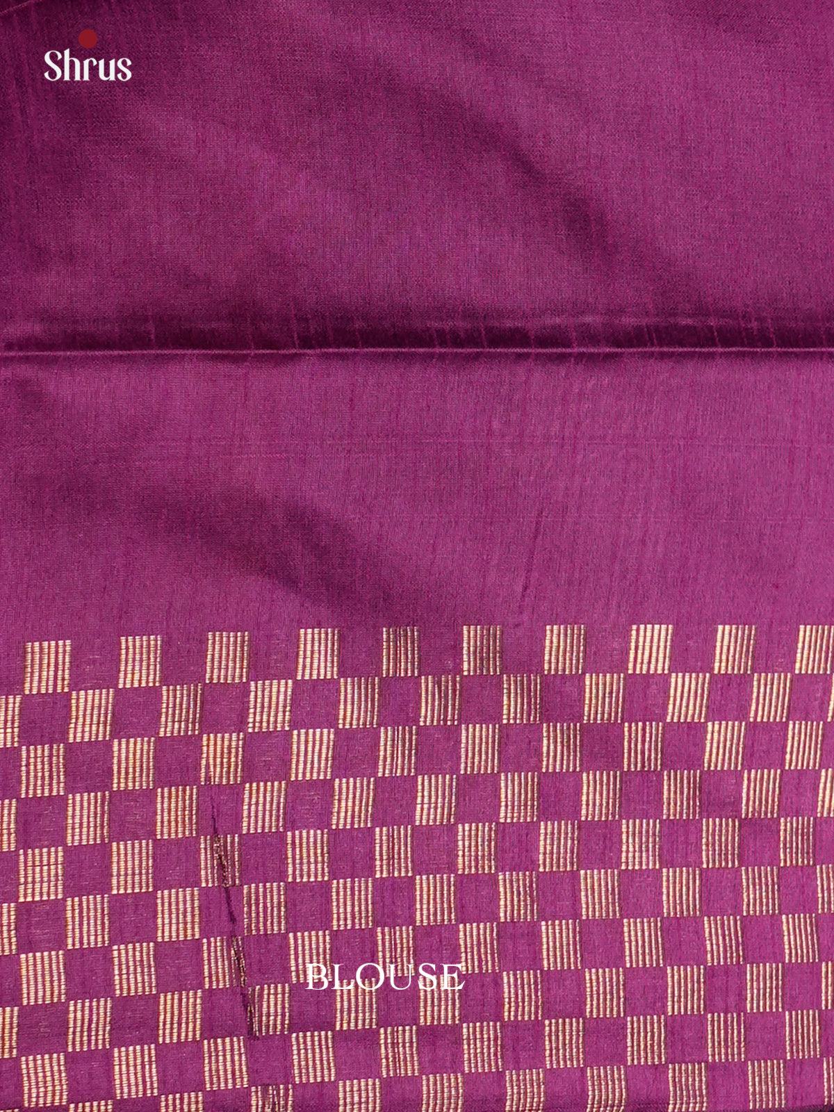 Orange & Violet  - Semi Rawsilk - Saree-EAS24072