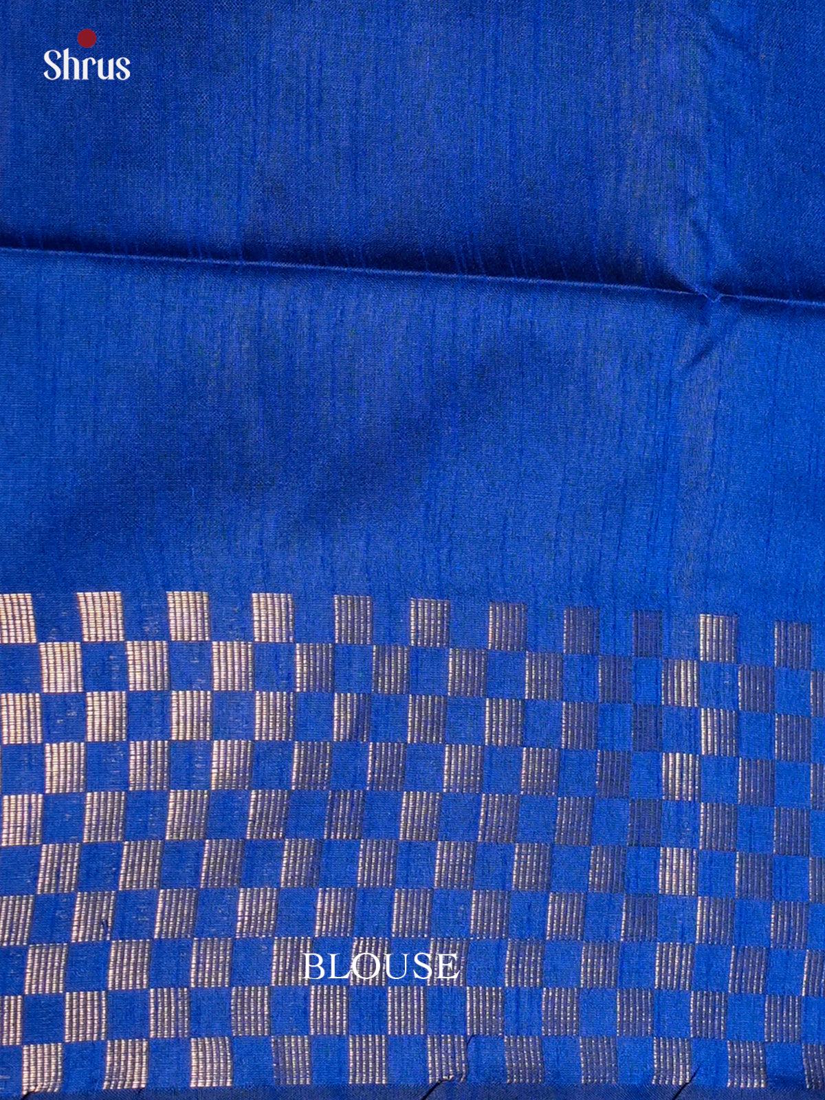 Pink & Blue - Semi Rawsilk - Saree -EAS24079 - Shop on Shrus.com