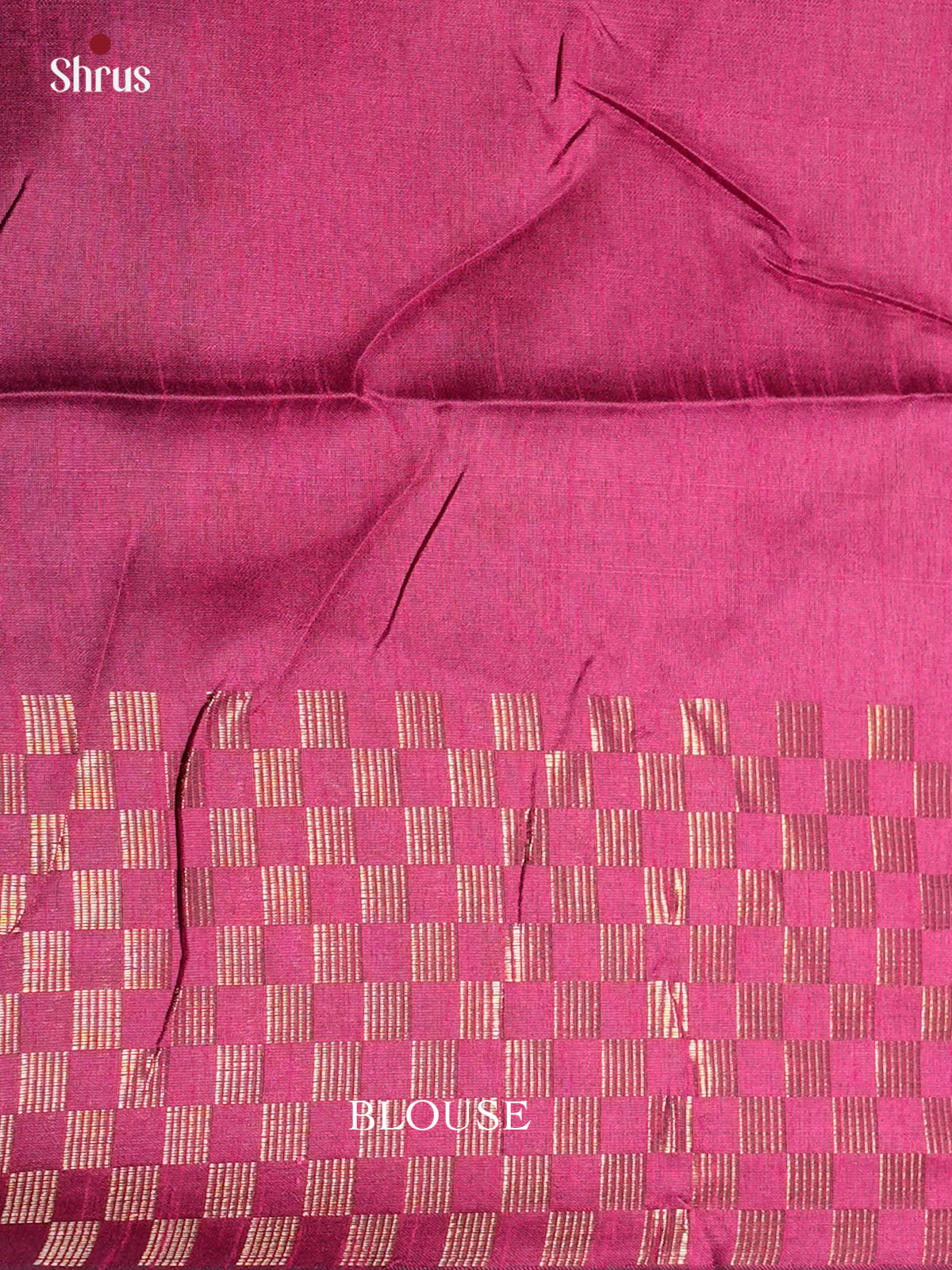 Dark Green & Purple - Semi Rawsilk - Saree-EAS24081