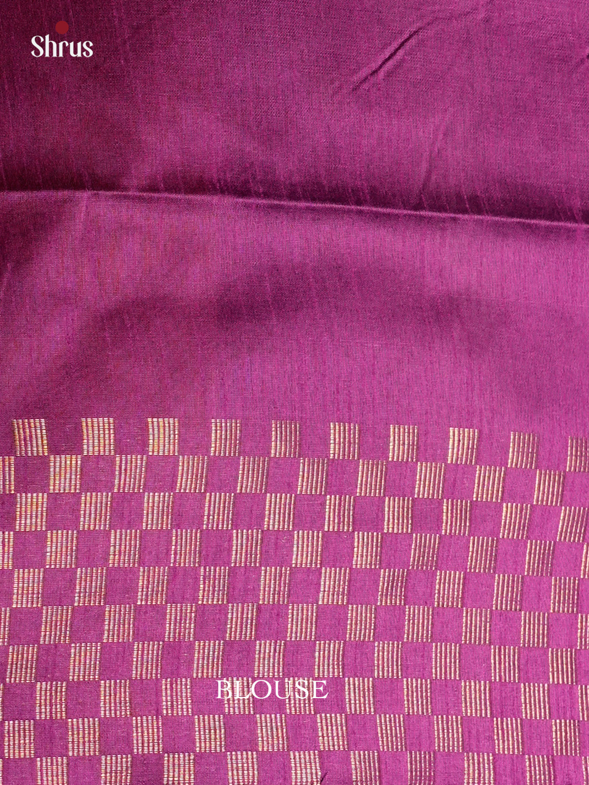 Orange & Violet- Semi Rawsilk - Saree - EAS24083