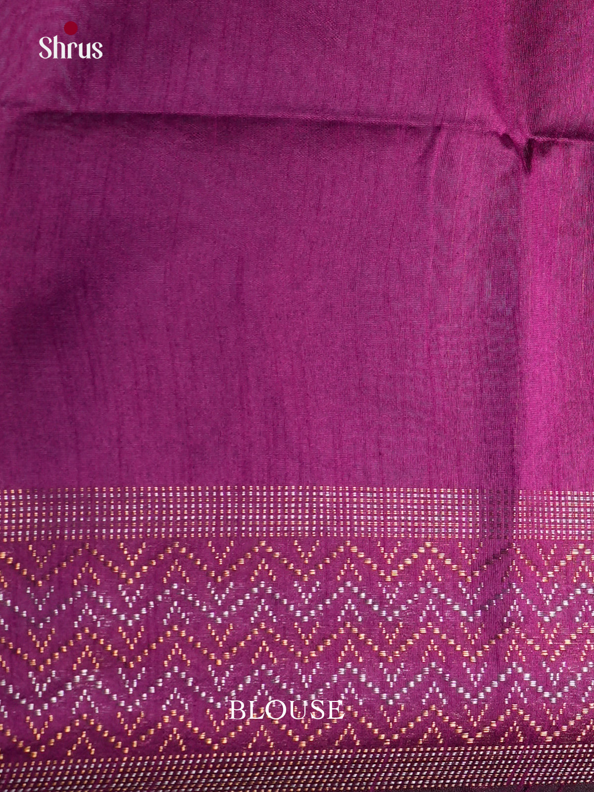 Pink & Purple- Semi Rawsilk - Saree- EAS24111 - Shop on Shrus.com