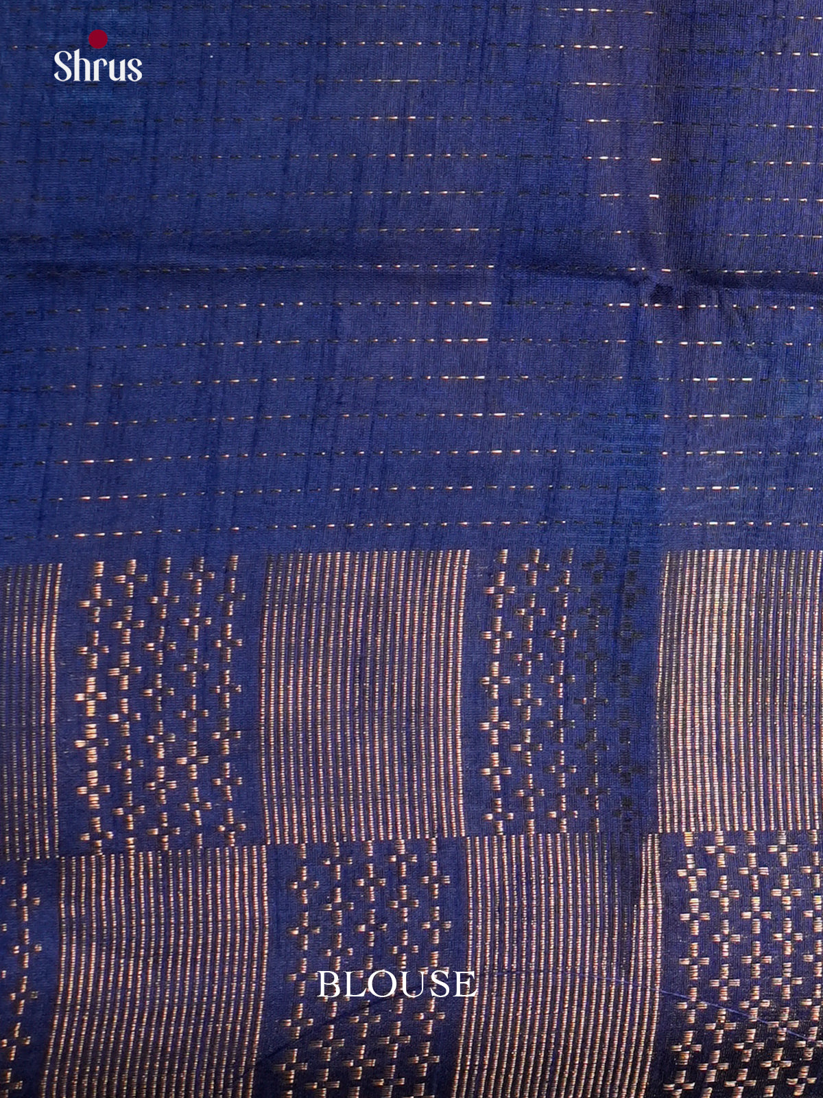 Light Blue & Blue - Semi Rawsilk - Saree-  EAS24130 - Shop on Shrus.com