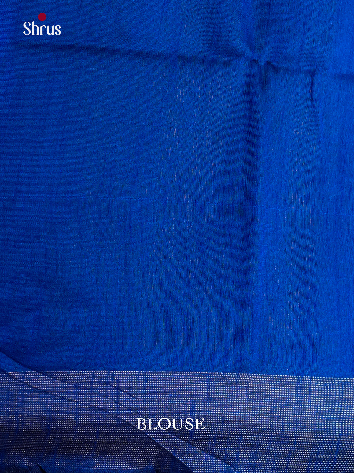 Pink & Blue - Semi Rawsilk - Saree-EAS24147
