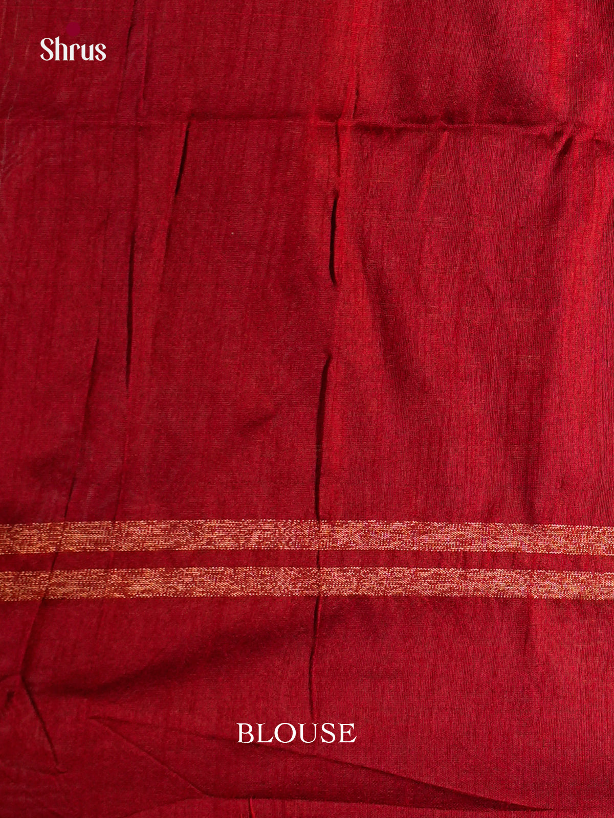 Grey & Red - Semi Rawsilk - Saree-EAS24205 - Shop on Shrus.com