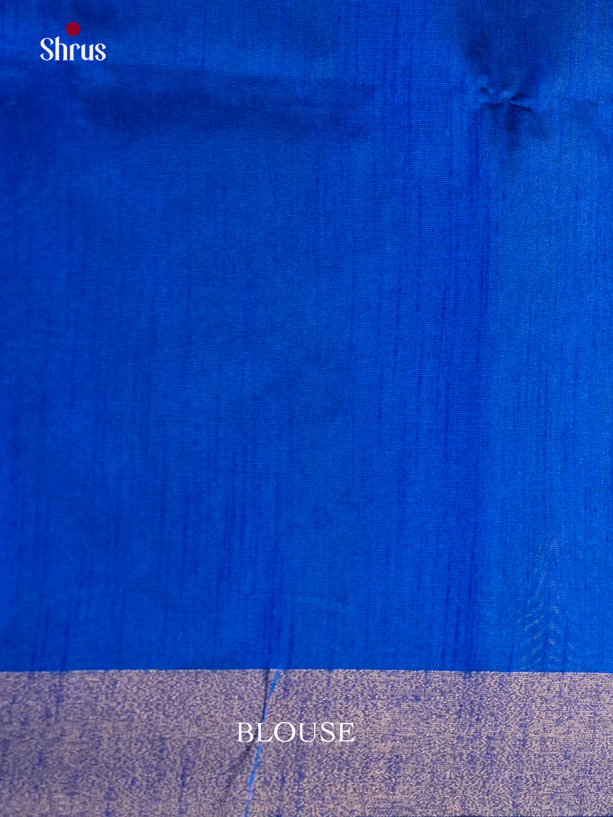 Onion peel & Blue  - Semi Rawsilk - Saree-EAS24255 - Shop on Shrus.com