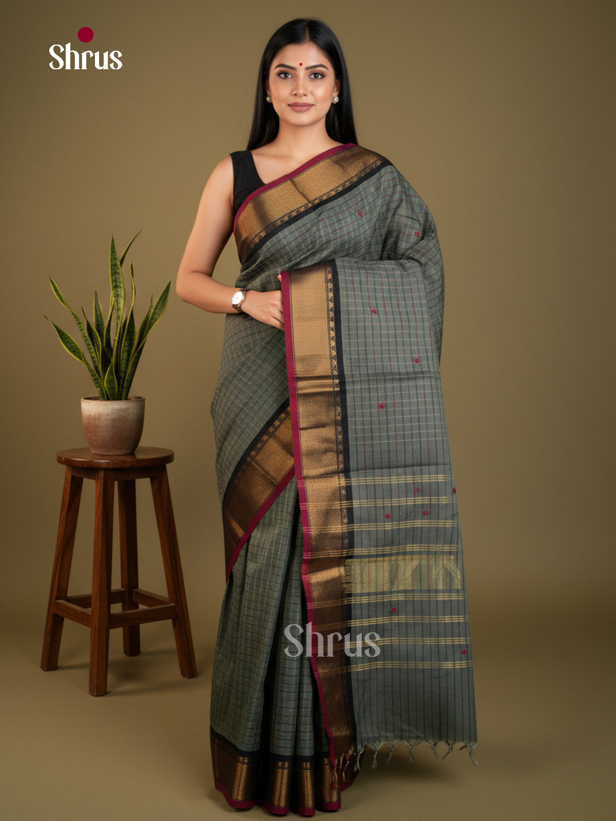 EAS24302 - Chettinad Cotton - Saree - Shop on Shrus.com