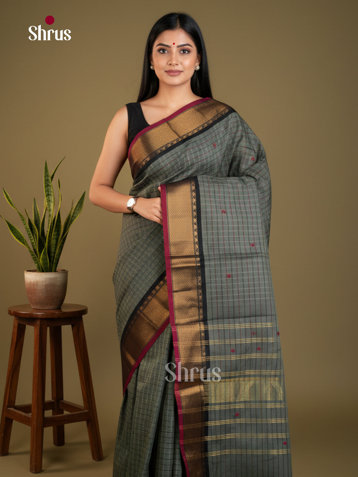 EAS24302 - Chettinad Cotton - Saree - Shop on Shrus.com