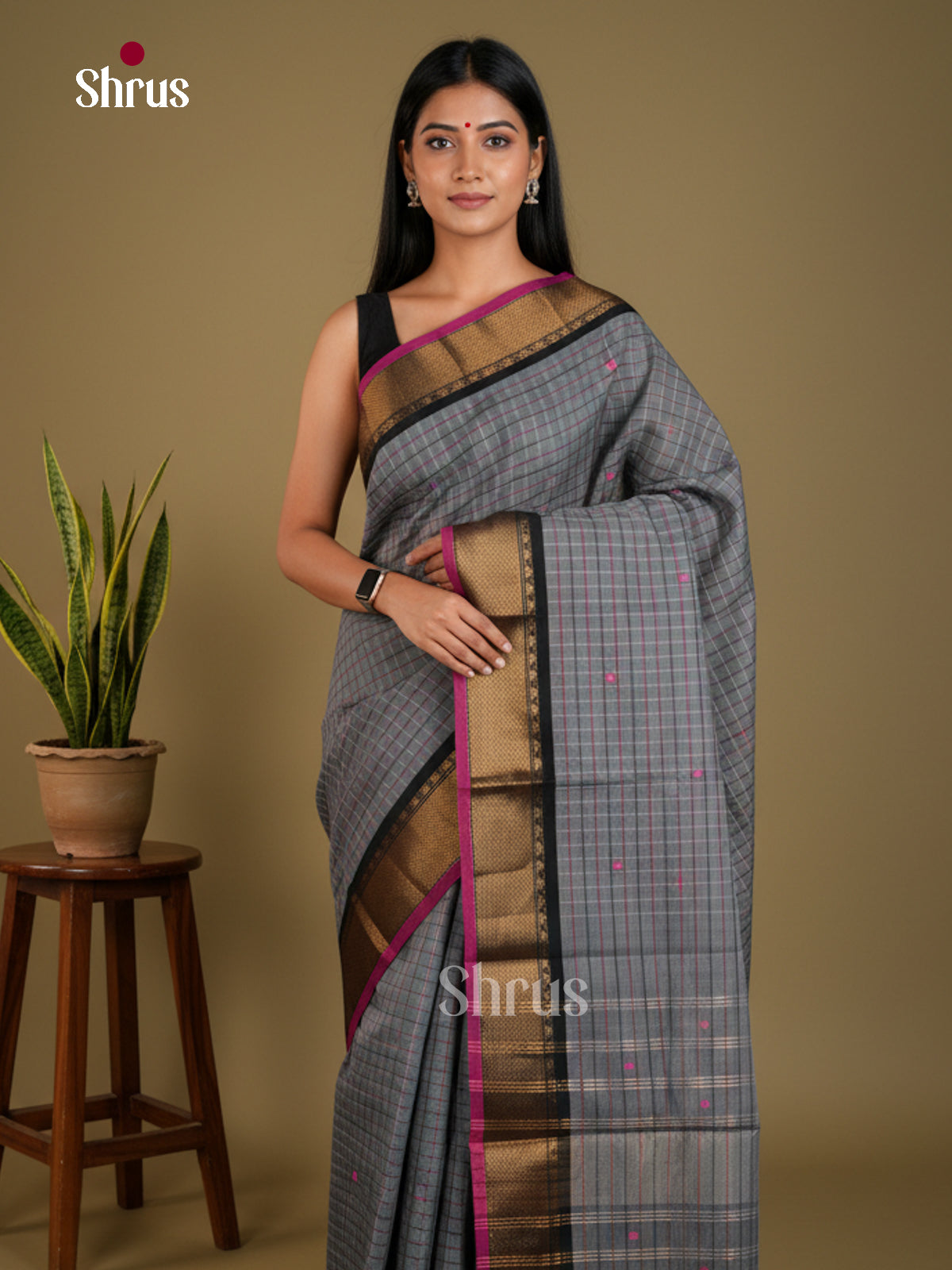 EAS24304 - Chettinad Cotton - Saree - Shop on Shrus.com