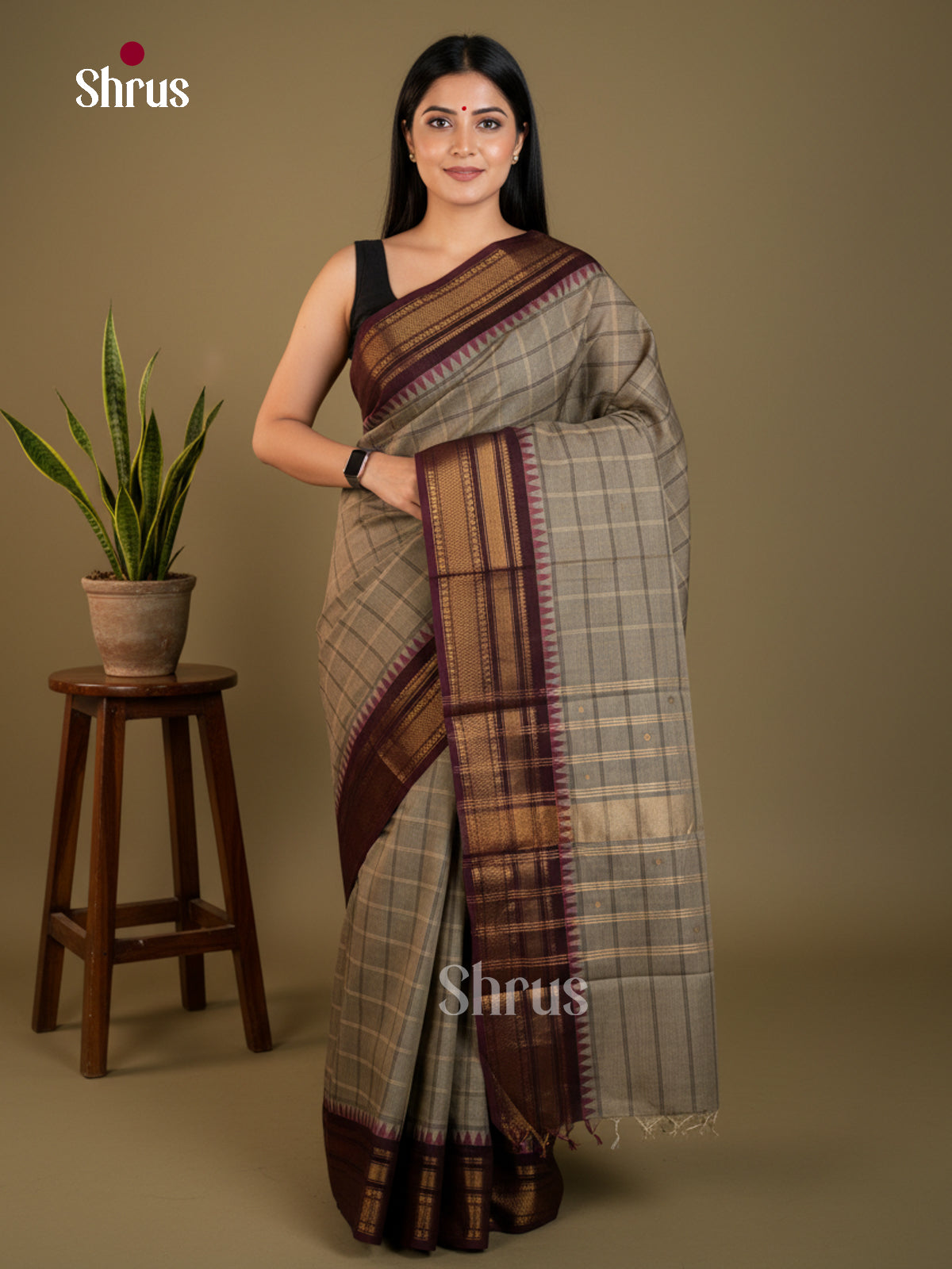 EAS24308 - Chettinad Cotton - Saree - Shop on Shrus.com
