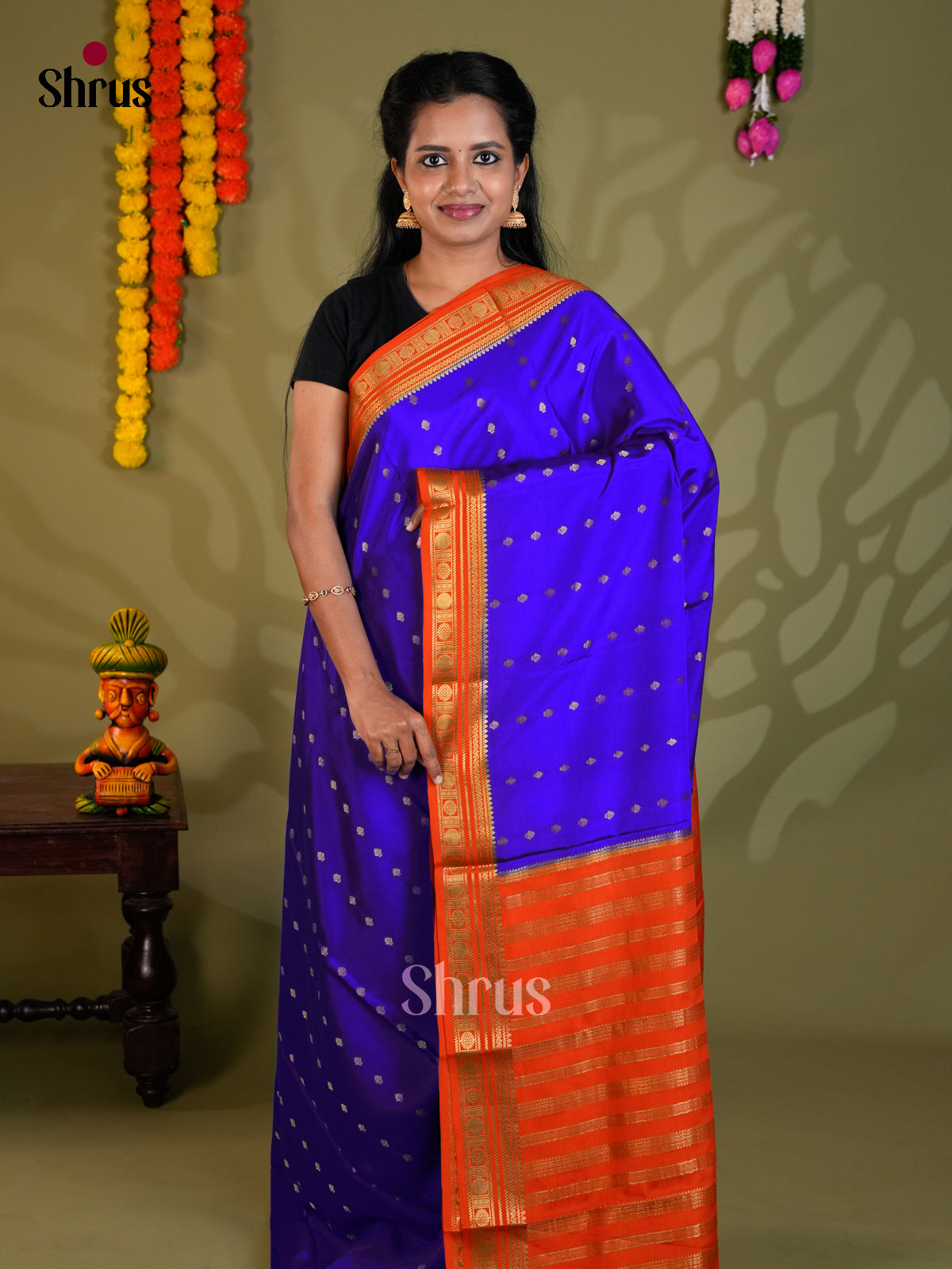 EAS24354 - Mysore Silk - Saree - Shop on Shrus.com