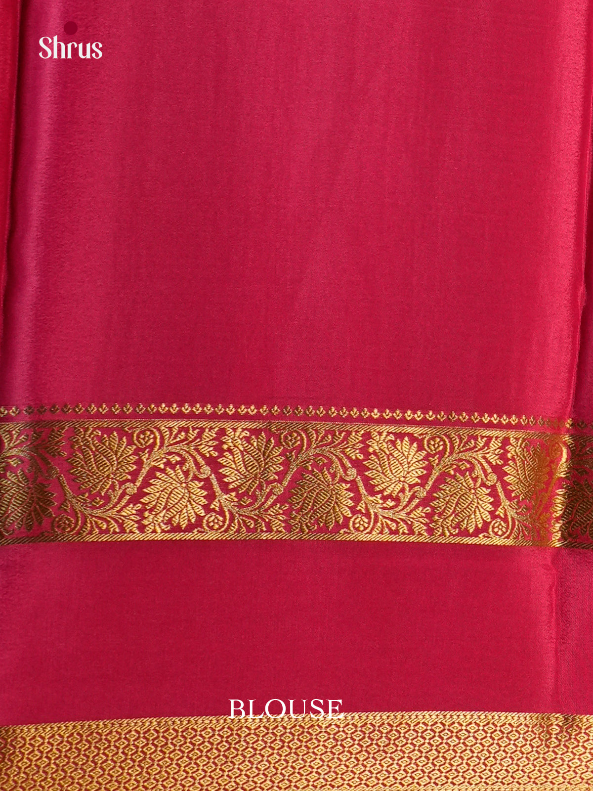 Charming Pink Mysore Silk Saree with zari checks & rettaipet border - EAS24364 - Shop on Shrus.com
